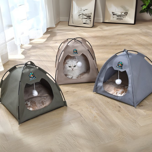 Globharb Portable Cat Tent, Cat Tent Bed, Cat Cubby, Tiny Tent, Cat Tent Bed, Cat Tent House, Tent For Cats, Doll Tent, Tent Cat Bed, Pet Tent Bed, Miniature Tent, Mini Tent For Pets, Cat House Tent, Kitty Dome, Indoor Cat Tent, Mini Tents, Display Tent